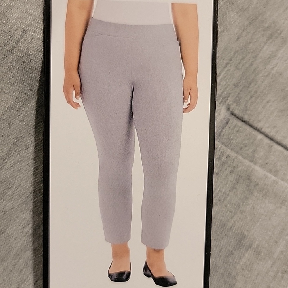 HILARY Radley Built in tummy control panel Pants Size XL NWT Heather Light Grey